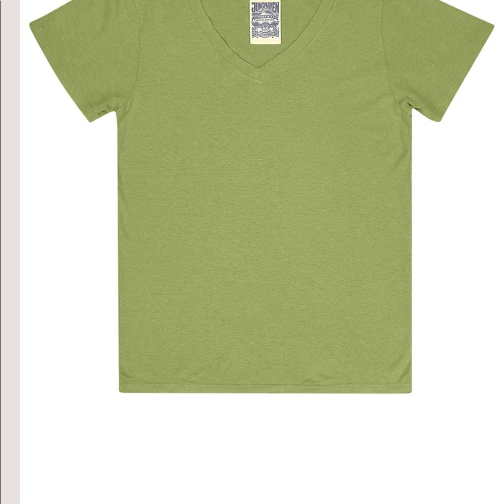 COPY - Jungmaven paige v-neck- matcha